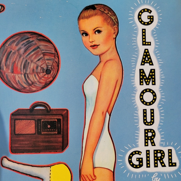 Glamour Girl Paper Doll Book by Queen Holden (Uncut) ~ Vintage Fashion Look ~ - Picture 1 of 16